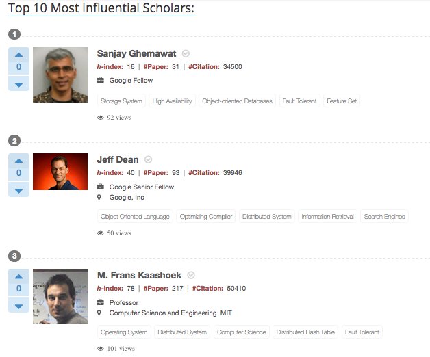 AMiner_org's tweet photo. #MostInfluentialScholars in Computer Systems Announced! See the top scientists at @usenix #OSDI #SOSP https://t.co/5lcbawuNQE https://t.co/7xekgb0yur