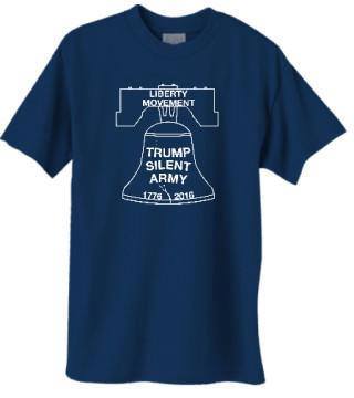 TrumpSilentArmy's tweet photo. Join the movement, and shop your favorite liberty movement t-shirt today! https://t.co/R5RdxfKv00 #VoteTrump https://t.co/5sC2uAi4q5