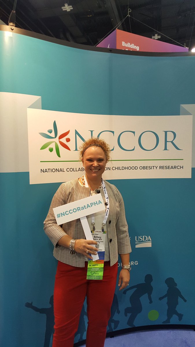 LiveWellToledo's tweet photo. Visiting the #NCCORatAPHA booth to learn about #childhoodobesity research! https://t.co/pY9aG8YQWB