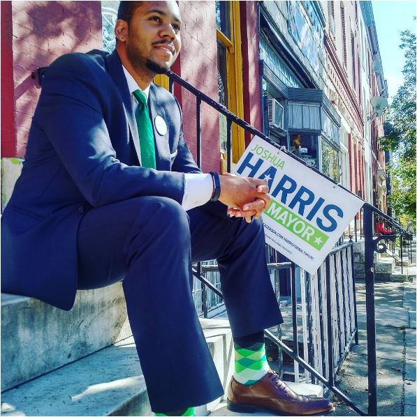 HarrisForBmore's tweet photo. A moment of reflection. I love this city. #Baltimore #HarrisForBmore #Bmore https://t.co/nDEcBMm7G1