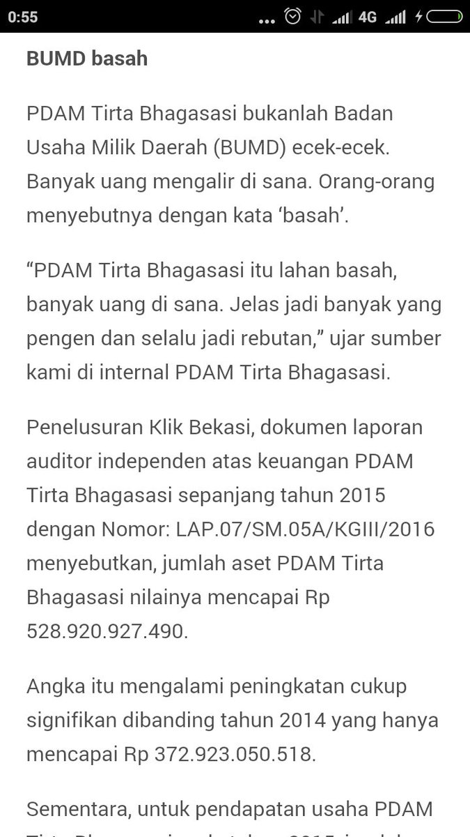 Chika_Sept's tweet photo. PDAM TIRTA BHAGASASI LAHAN BASAH.
pantesan jadi sarang korupsi
@Rahmat_Effendi_ @AHMADSYAIKHU8 @Ronnyelfadilah 
#BekasiOraDanta https://t.co/ja2JoQALZN