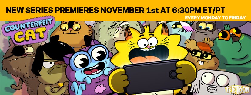 Become BFFs with Max and Gark on <a href="/TELETOON/">TELETOON</a> tonight! #CounterfeitCat