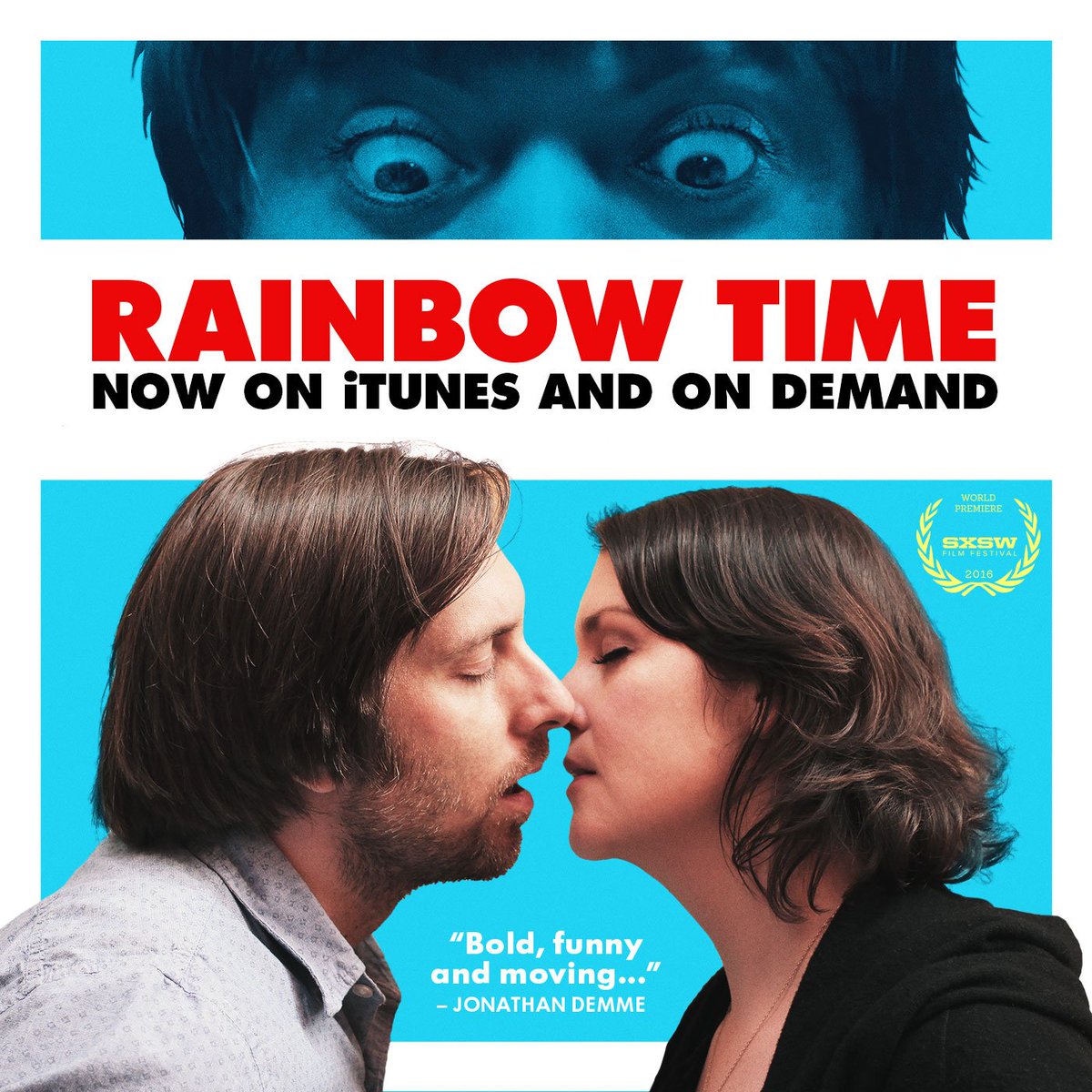 jayduplass's tweet photo. We're psyched to present RAINBOW TIME!
Guaranteed to make you laugh, cry &amp; lose water weight!
on iTunes &amp; VOD now
https://t.co/y60zaqZbN5 https://t.co/98bvVYO8q9