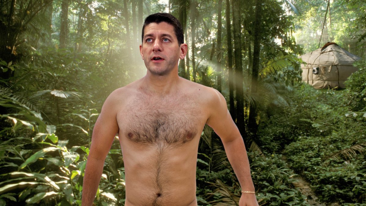 Hope For The GOP: A Nude Paul Ryan Has Just Emerged From An Ayahuasca Tent ...