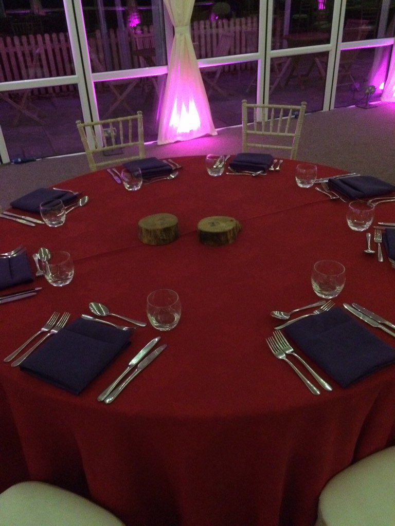 Setup for tasting evening <a href="/TissingtonHall/">Tissington Hall</a> with Uppercrust and <a href="/topmarquestwitt/">Top Marques (UK)LTD</a>