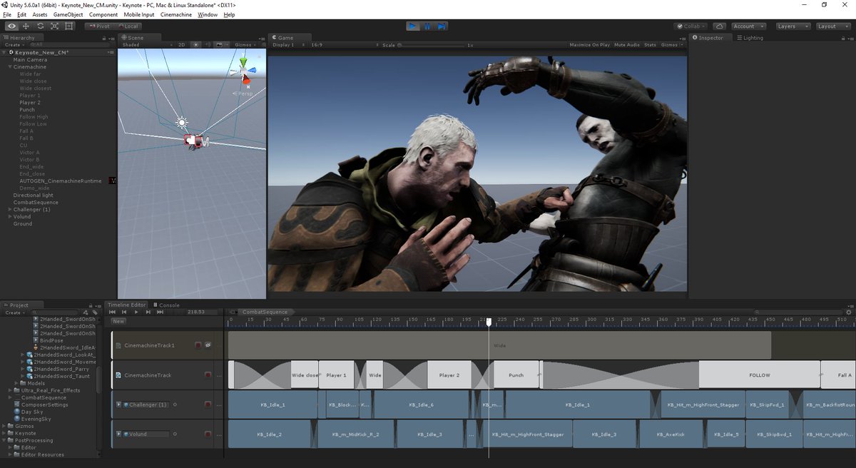 unitygames's tweet photo. in Unity 5.6 our new Timeline feature adds procedural cameras, tracking resources, and shot blending to further enable cinematic quality. https://t.co/TUexyw0y5d