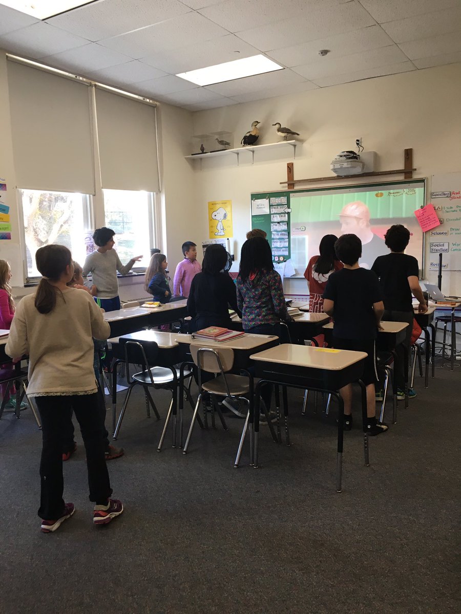 End of the day movement break! #gonoodle