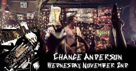 TXThunderRadio's tweet photo. SHINER - Chance Anderson on #TTRMS! Wednesday, November 2nd at TKO's Bar &amp; Grill! All ages are welcome. No charge! Tag: @txmusicoffice https://t.co/9wEaPw0Mfd