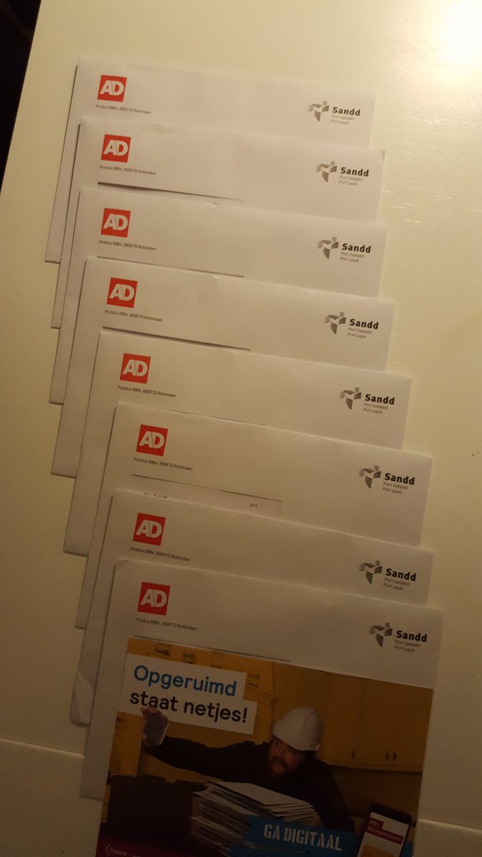 @Webcare_AD normaal ben ik gek op korting maar dit is wat veel. Misschien is wat meer digitaal versturen?