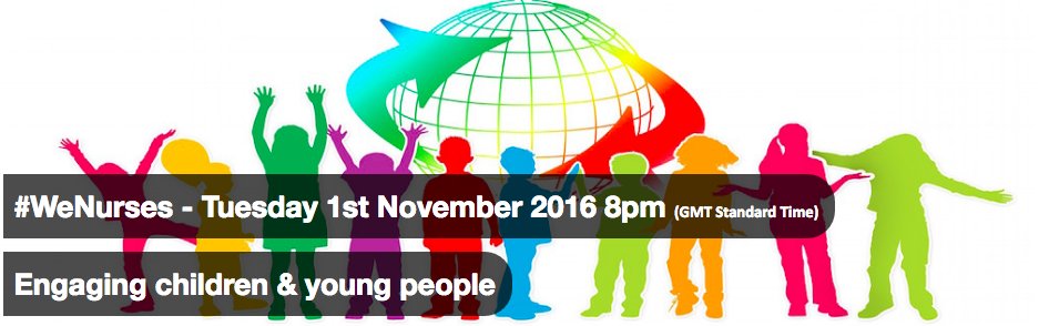 WeNurses's tweet photo. IN 1 HOUR

How you are engaging young people locally? 

#health5to19 week

#WeNurses Tonight 8pm 

Details >  https://t.co/if3K92odhU https://t.co/fdXTl3XpsW