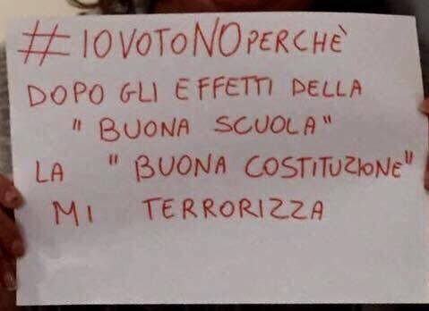 giamma71's tweet photo. #IoVotoNO @Ingleseinitalia @Felicieinsegnan @CorsiInsegnanti @MSPLombardia @Rete_Studenti @splitalia @SI_Torino @MGPPAVIA @MgpLombardia https://t.co/EJPWSYzOut