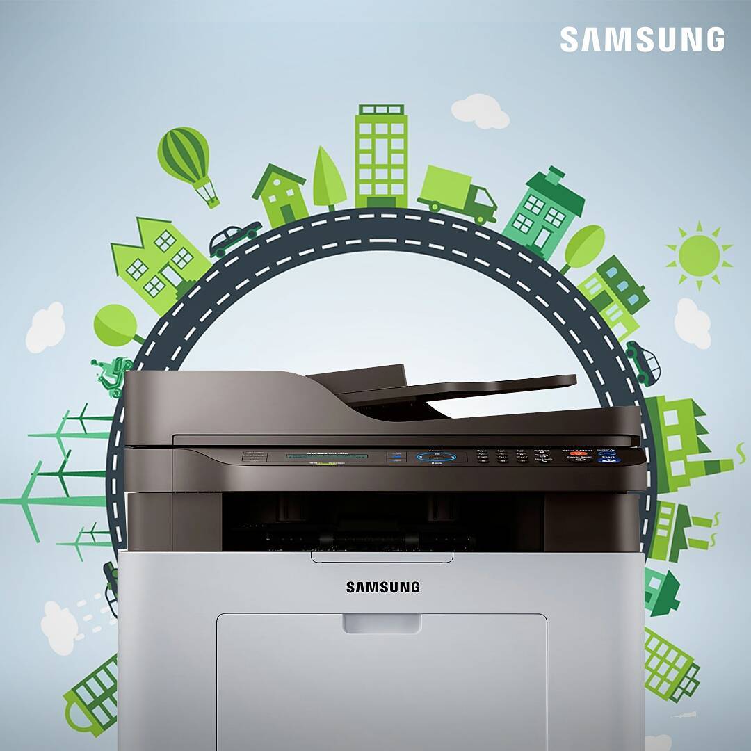 Ahorrá papel, tinta y energía con el botón #EcoButton de las #ImpresorasSamsung