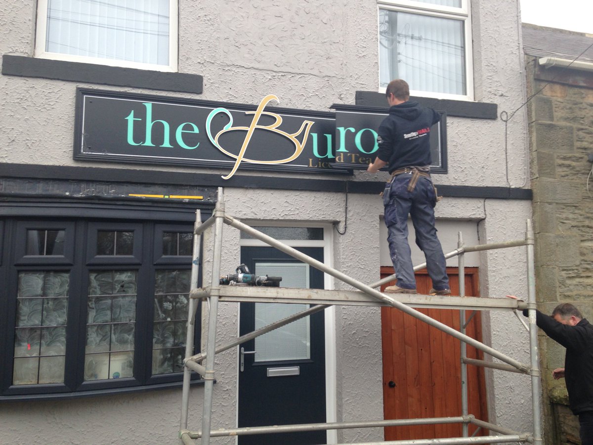 TheBurrowLTR's tweet photo. Look at our amazing signs! Thanks to the guys at Funky Frog Designs for all their hard work! #newtearoom #newbusiness #theburrow #food https://t.co/lpu5aiO2iO