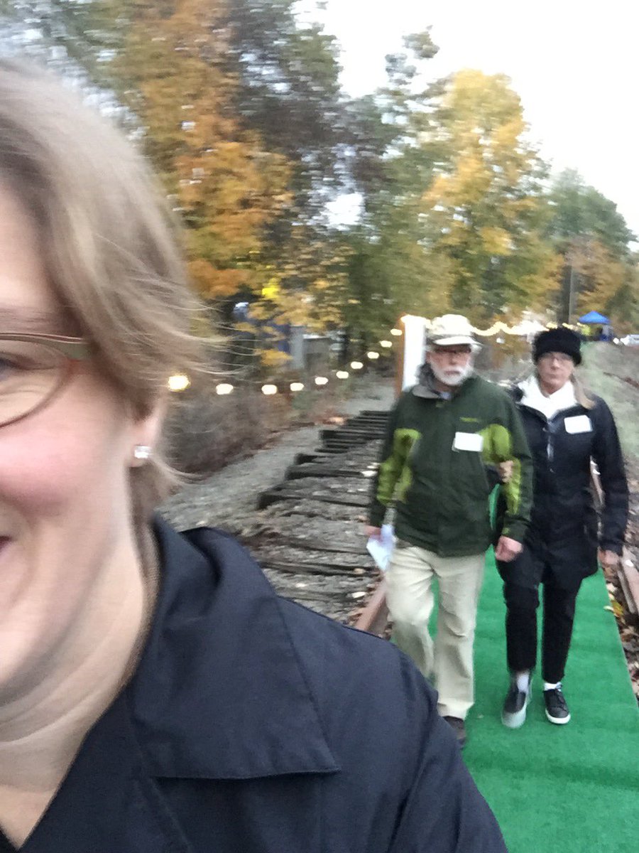 CascadeED's tweet image. Living the dream (temporarily) on the east side rail corridor