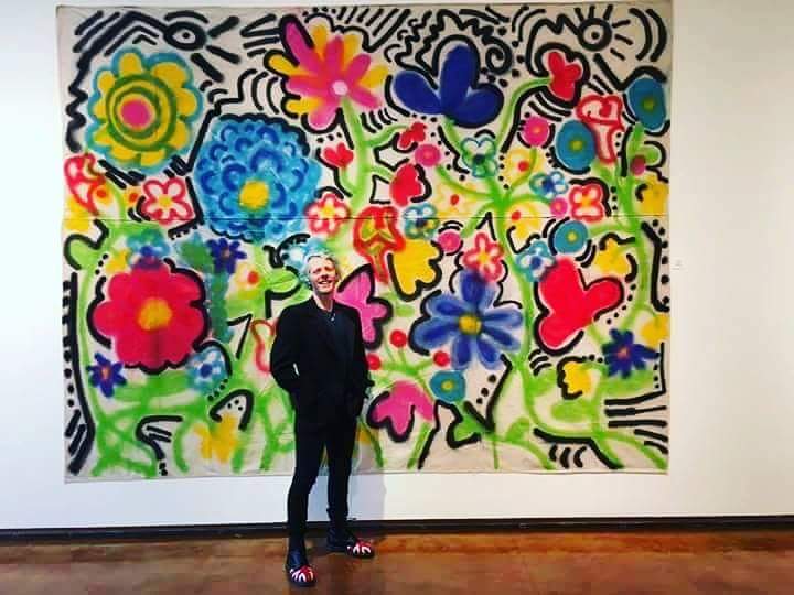 AdamCooka401's tweet photo. #mural #Texas #large #flowers #adamcook https://t.co/3eDmVk4V3N
