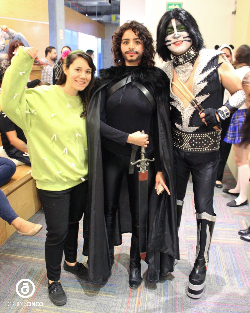 Les presentamos a los ganadores del #CostumeContest de #GrupoCinco.
🏅🏆1er. Lugar: #JonSnow
🏆2do. Lugar #Kiss
🏆3er. Lugar #Cactus 🌵 https://t.co/bU46CqqZIZ