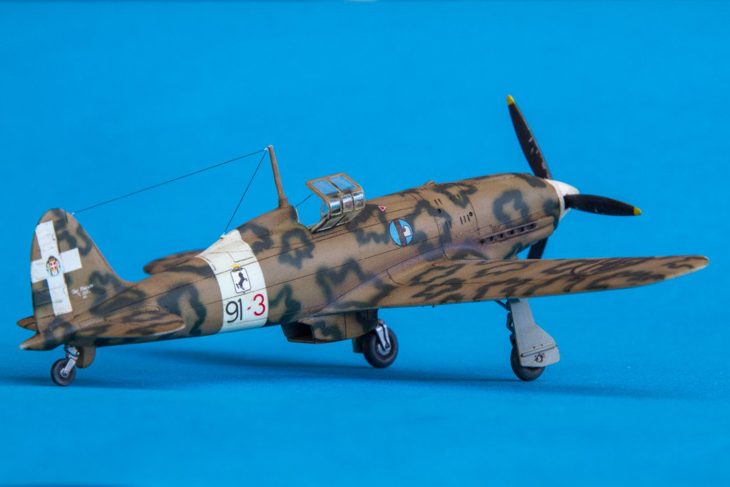 modelingtime's tweet image. Macchi 202 Folgore dal kit Italeri in Scala 1/72. modelingtime.com/macchi-202-fol…