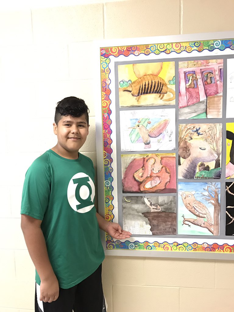 We have some amazing <a href="/vogeltexans/">Vogel Texans</a> talent!  #vogelart #DeafTalent <a href="/CochlearUS/">Cochlear Americas</a>