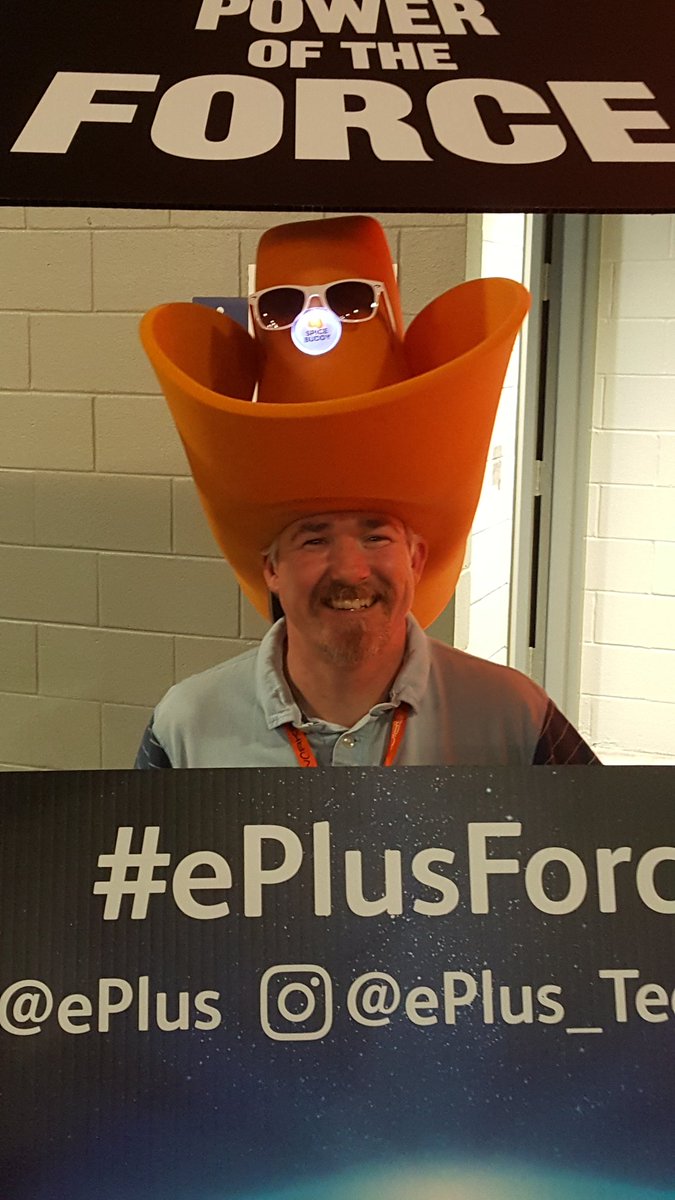 eclecticmess's tweet image. @ePlus #ePlusForce May the @Spiceworks be with you. #Spiceworks2016