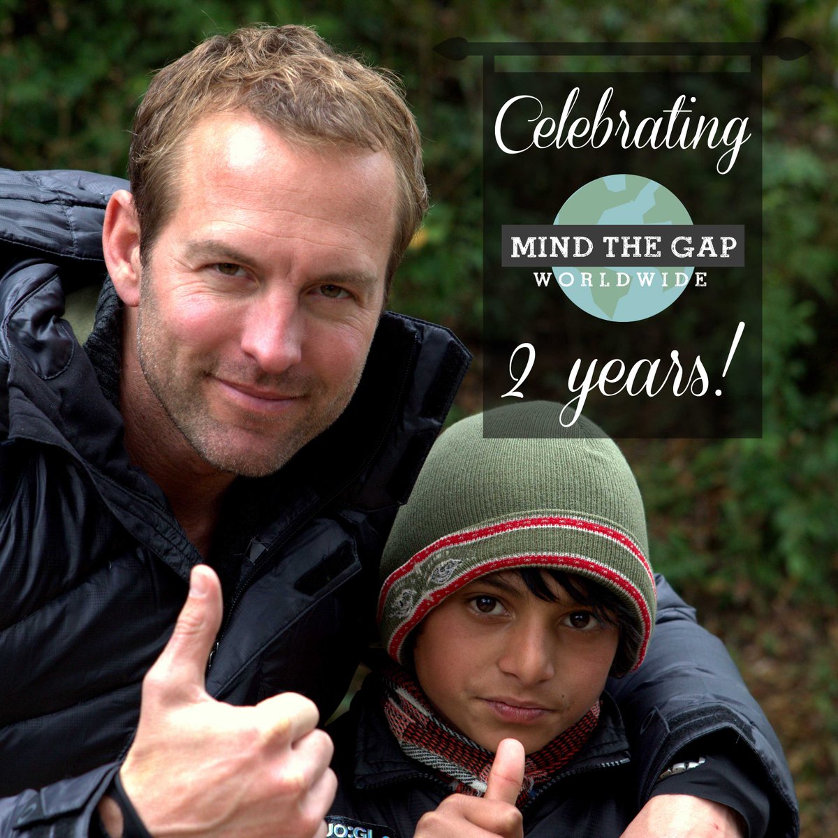 MindtheGapWorld's tweet photo. 2 thumbs up for 2 years of helping families in Nepal! #MindtheGapWorldwide was organized two years ago. Together we have changed lives! https://t.co/A88uWGjHkt