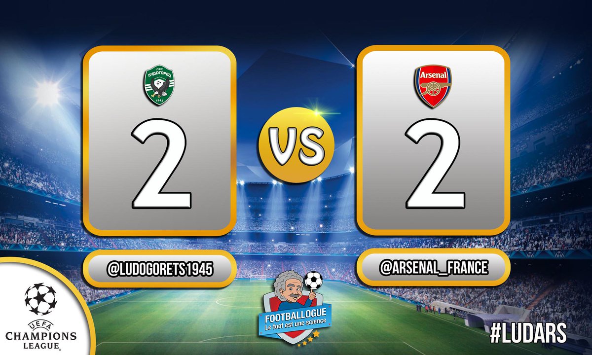 Footballogue's tweet photo. [#LDC]  @ludogorets1945 2-2 @Arsenal_France

BUUUUUUUUUUUUUT DE GIROUD !!!

#ARSLUD https://t.co/3wgYg9lRlz