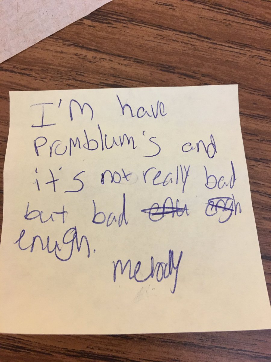 StephHarris91's tweet photo. Welcome to using technology in the classroom. However, she ended up not needing me and figured it out. #googleclassroom #stickynoteoftheday https://t.co/4Mii1b9mqE