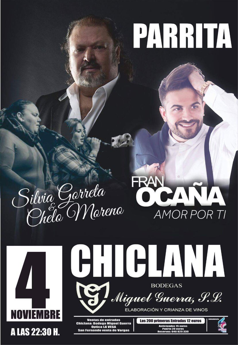 franoca_oficial's tweet photo. Ya queda pocos días y pocas entradas asi que quien no las tengas a por ellas, os esperamos
MUCHOS ARTISTA INVITADOS https://t.co/GALLyz6nvR