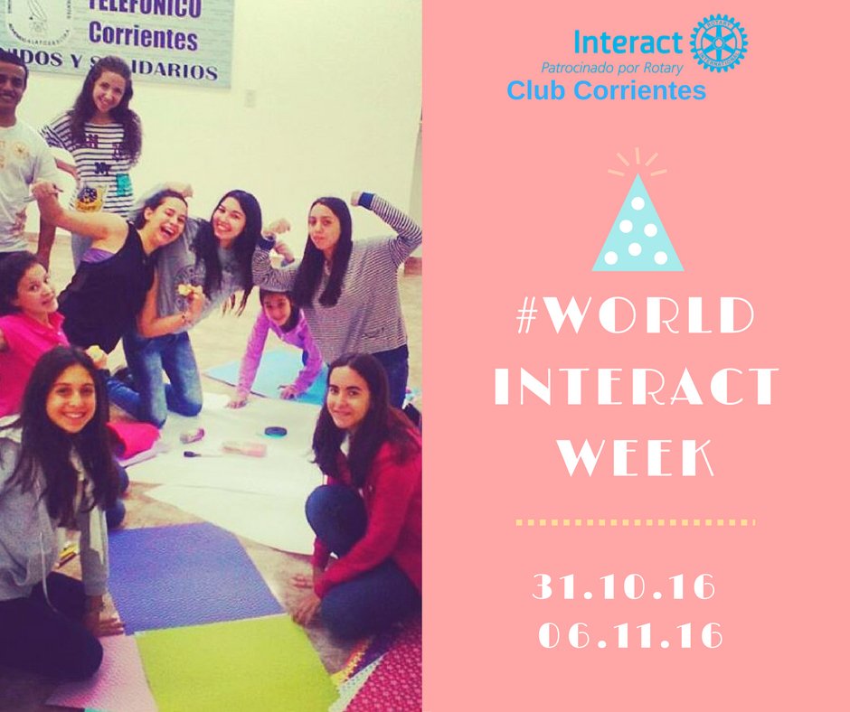 InteractC2016's tweet image. Seguimos festejando los 54 años de Interact!!  #WorldInteractWeek #Día2