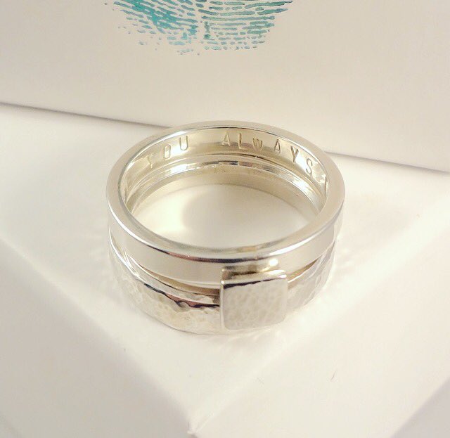 angelcastshelp's tweet photo. New silver stacking rings now available to order at https://t.co/cAJmcai9X3 add a secret message inside #Beckbromfl #london #dulwich https://t.co/G269X26AQP
