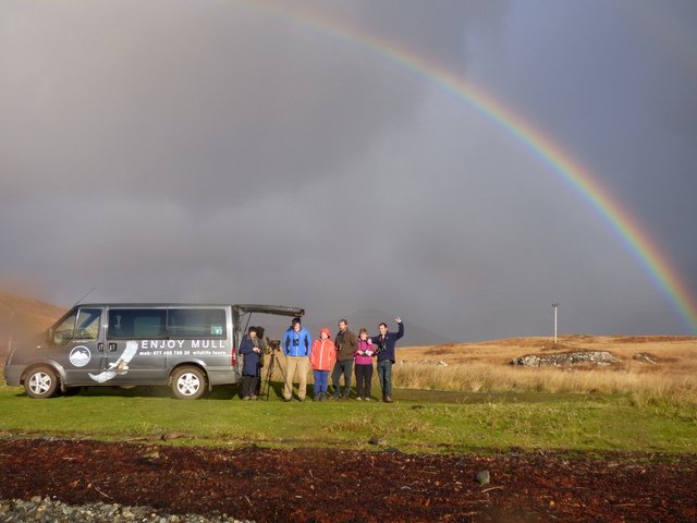 Incredible tour today, sunshine rainbows, and incredible wildlife. See enjoymull.co.uk/category/tour-…