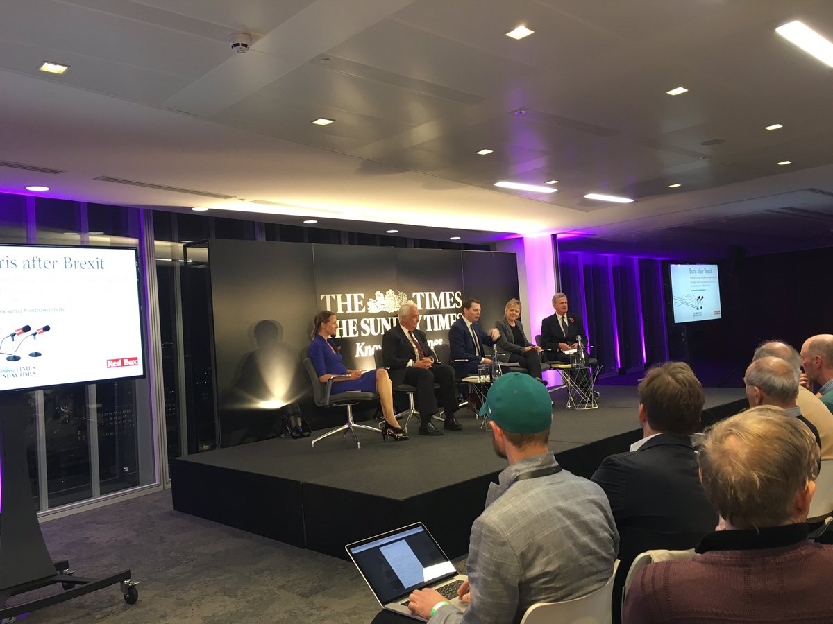 denisadelic's tweet photo. Great discussion and panellists at @timesredbox 's event on UK foreign policy after Brexit #redboxdebate https://t.co/64PqC8CSbG