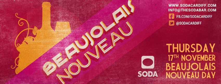 SodabarOfficial's tweet photo. Beaujolais Day is a couple of weeks away.

Food packages with drinks from £20 p/p.

✉️ Rachel@thesodabar.com
📞 02920398380

#beaujolais https://t.co/Zcfyn2P0Hg