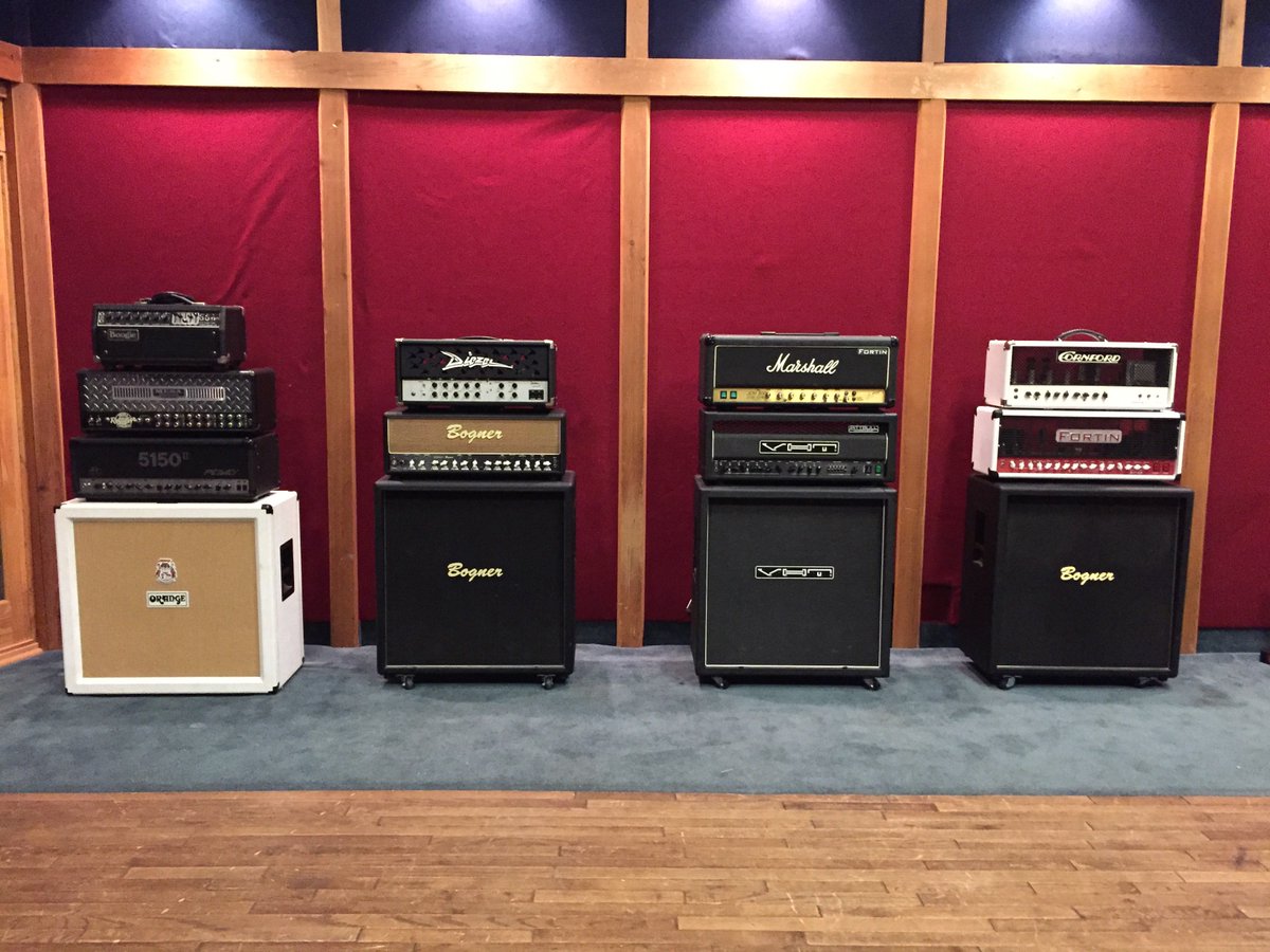 audiodepartment's tweet photo. Reamping metal guitars with @StrikerMetal this week. https://t.co/wa0oEtBGkS