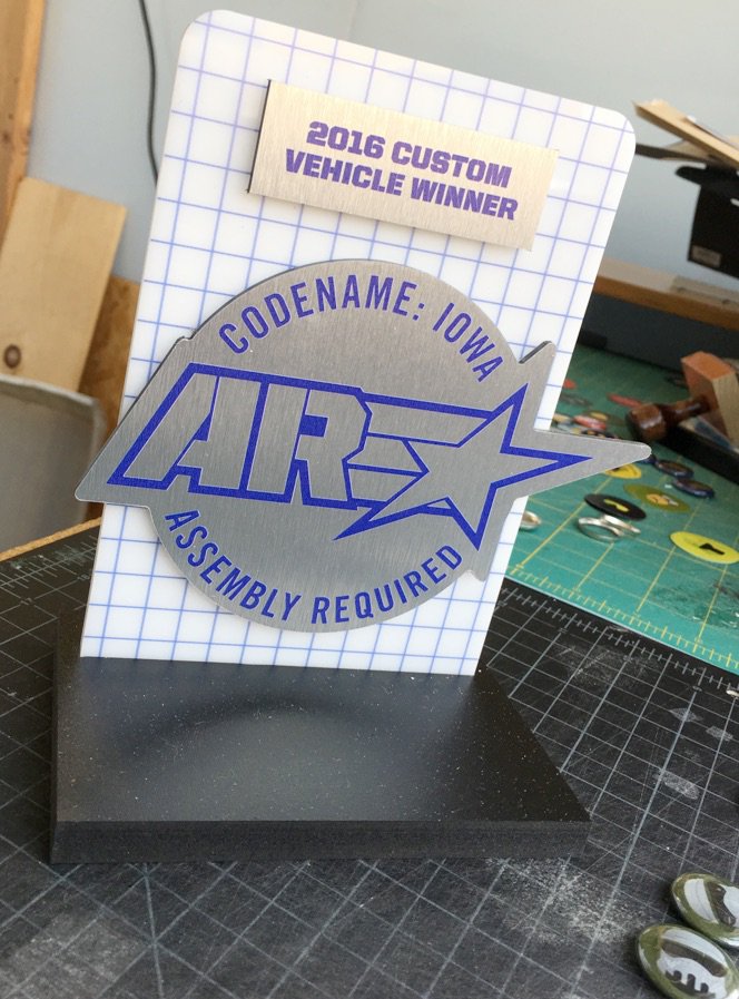 CodeNameIowa's tweet image. Who's going to one of these home from AR this year for the best custom? #AR16 #yojoe #gijoe