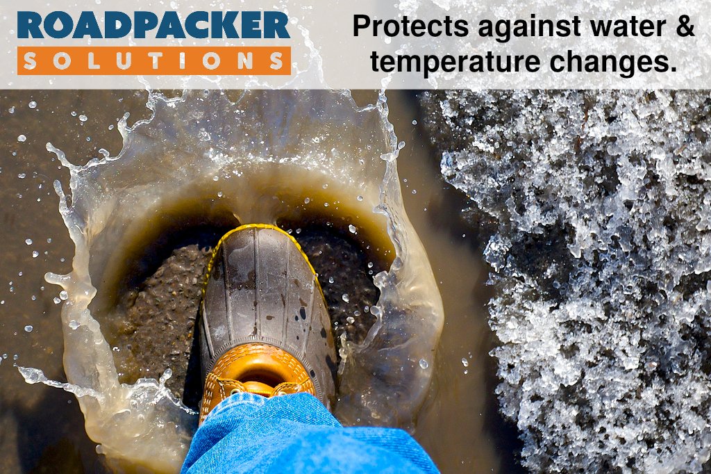 RoadPackerPlus's tweet image. RoadPacker treated roads are completely weather resistant to both water and temperature changes, such as the spring thaw.