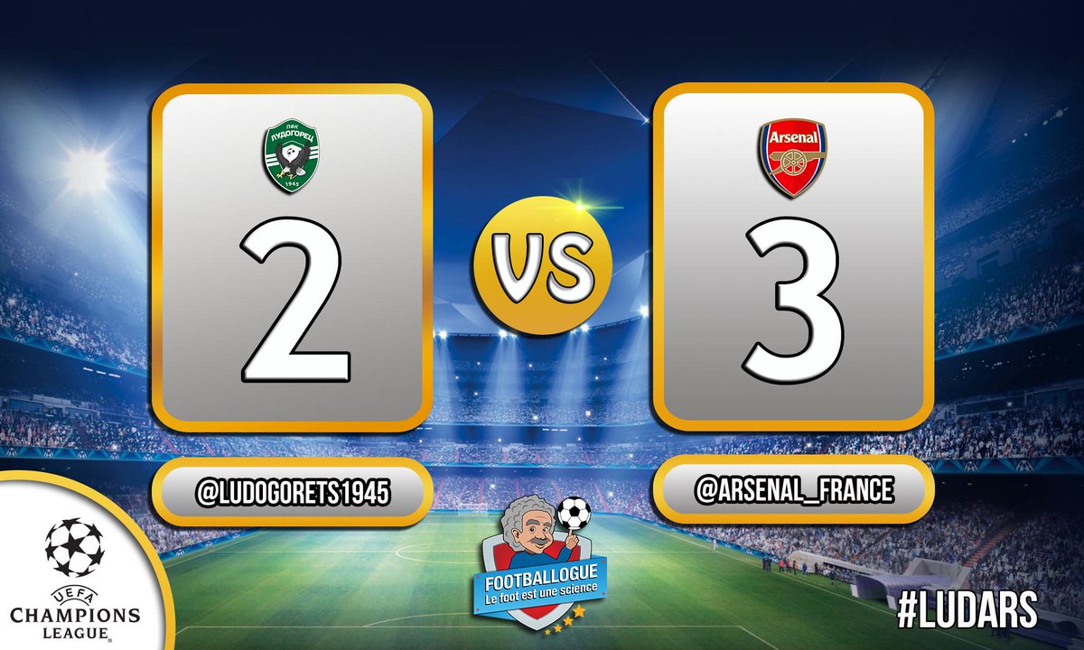 Footballogue's tweet photo. [#LDC]  @ludogorets1945 2-3 @Arsenal_France

BUUUUUUUUUUUUUT DE OZIL !!!

#ARSLUD https://t.co/618qEwOP04
