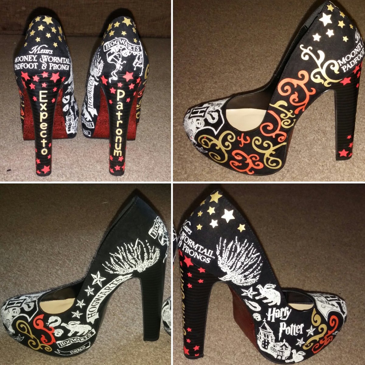 NatalieGillson's tweet photo. Finally found something to combine 3 of my favourite things: Harry Potter, craft and shoes. 

@jk_rowling https://t.co/AXRl9gEyTl