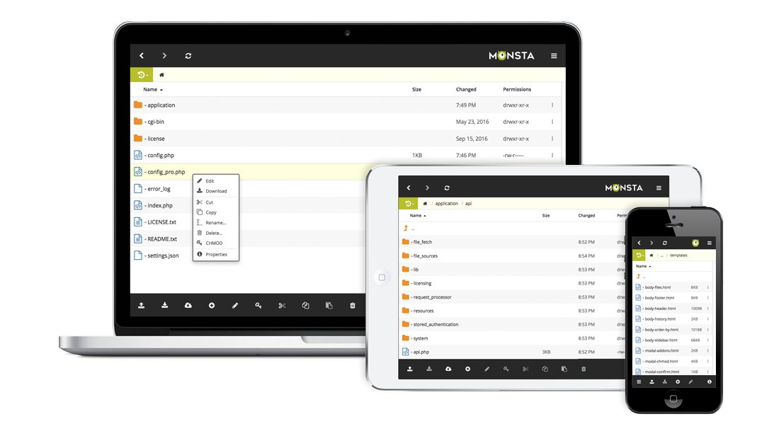 Monsta FTP v2.1.5 released! Get your 45-day free trial of the Professional Edition. monstaftp.com/download