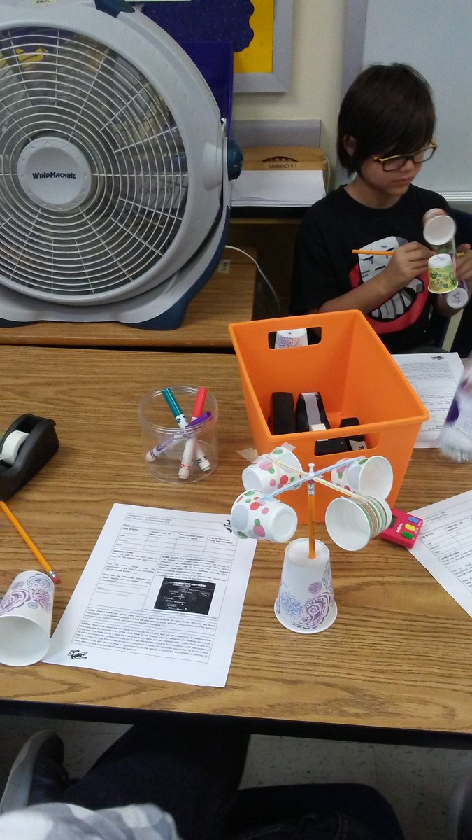 Last week: wrapping up our weather unit with Science Force. Creating our own anemometers to measure wind speed. #STEM #scienceisawesome