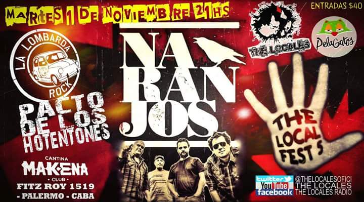 Esta noche rockemaos en Makena! 21hs. Fitz Roy 1519 - Palermo - CABA. Los esperamos