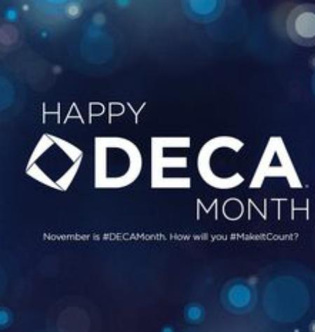 Happy DECA month everyone! How will you #MakeItCount ?
#DECAMonth