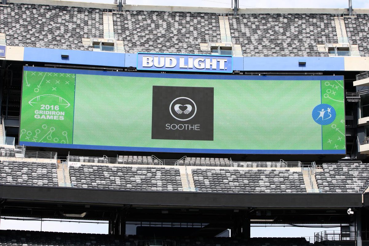 We loved being a part of the #BigBrothersAndBigSisters 2016 #GridironGames this past weekend at #MetLifeStadium! #SootheYourself #NYC