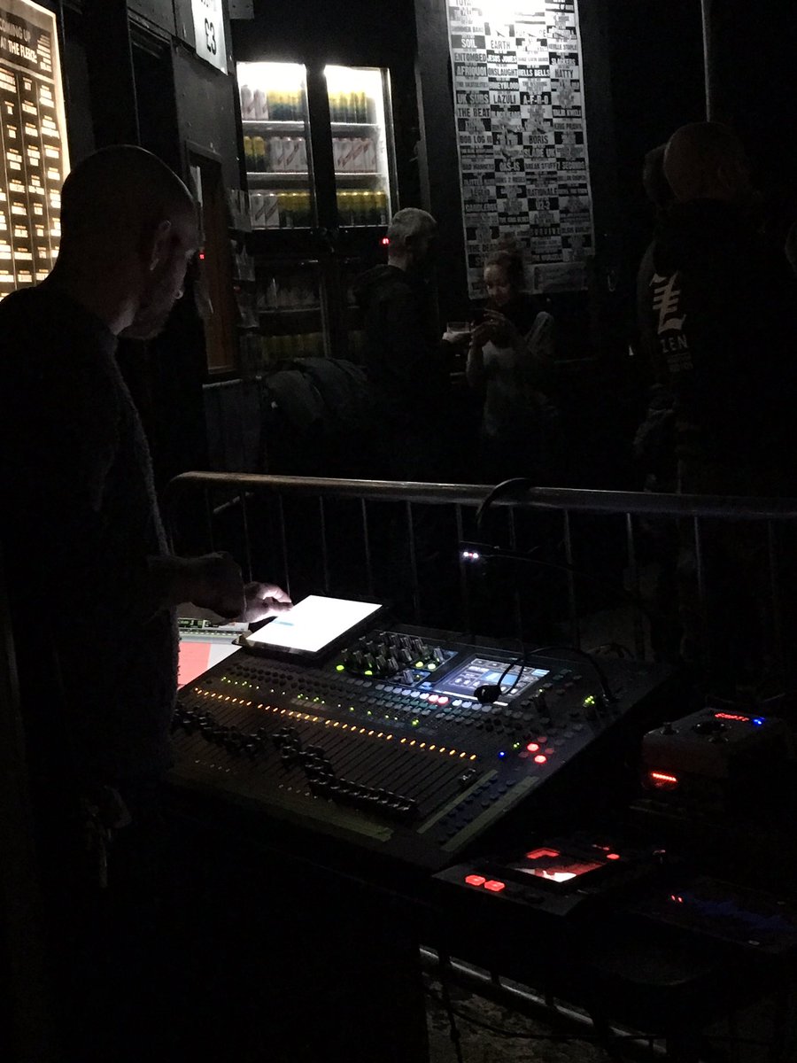 Thanks for the console! RT <a href="/allen_heath/">ALLEN&HEATH</a>  FOH with Qu, sounding epic! <a href="/jojomayernerve/">Jojo Mayer / Nerve</a> <a href="/FleeceBristol/">The Fleece</a> #allenandheath