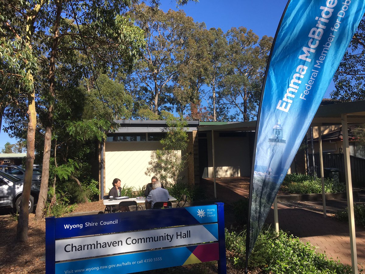 First appointment of the day at my Listening Post in Charmhaven.