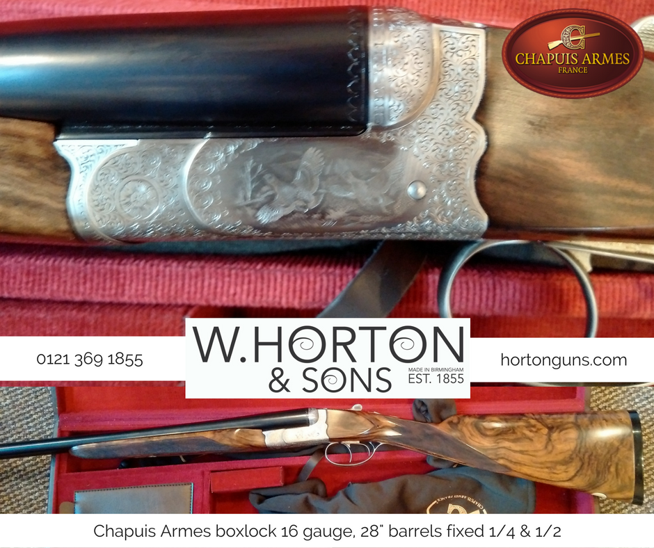 <a href="/ChapuisUK/">Chapuis Armes UK</a> Artisan 16 gauge 28" barrels #shotgun £2995. Cost £6k+ new