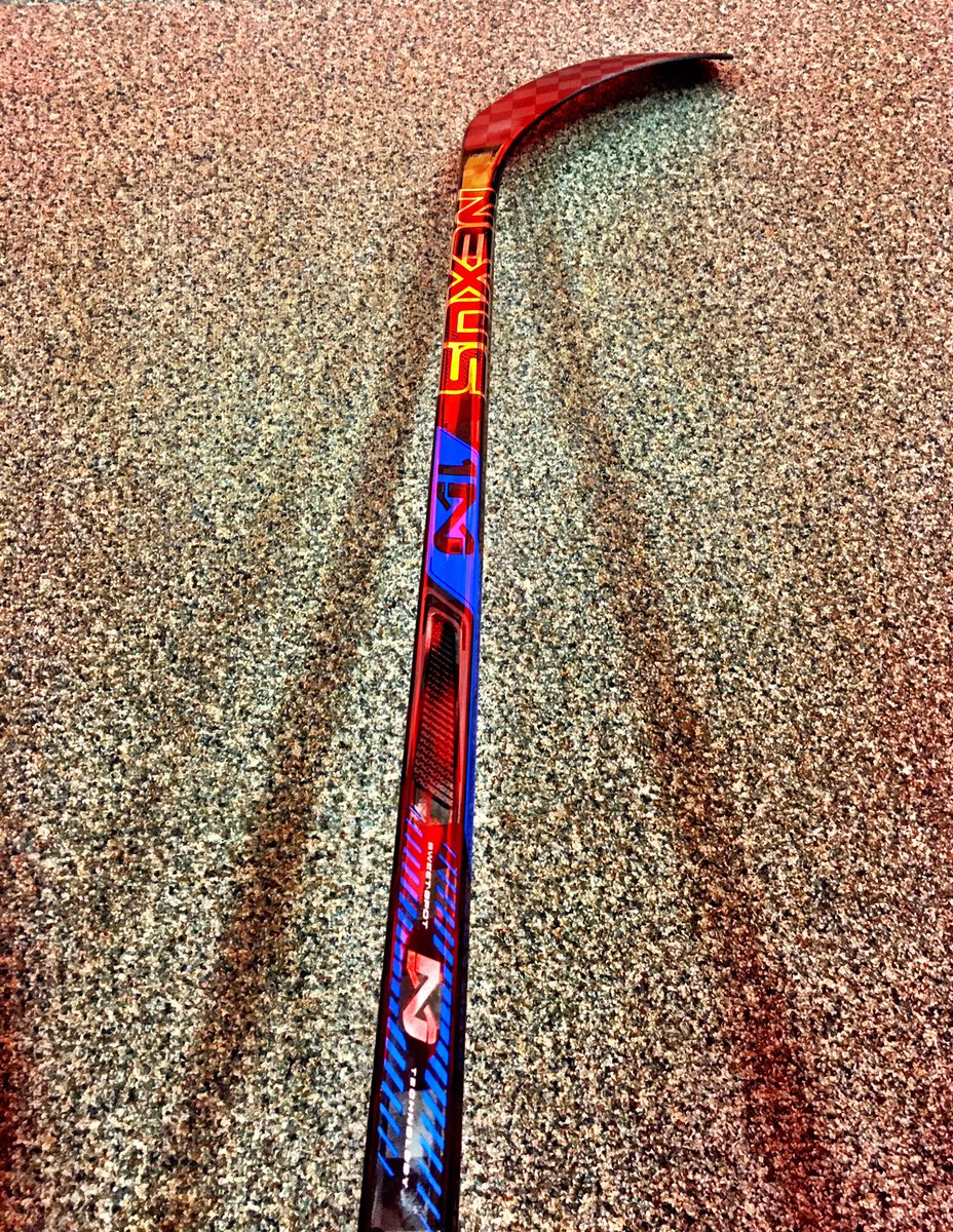 When the new Bauer Nexus 1N stick touches down @adrenalinsfs1 🙌🏼.