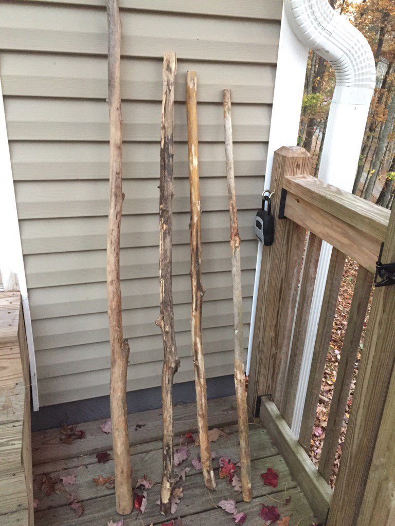 davidashaffe's tweet photo. Just finished making our walking sticks for a week of hiking in the mountains👌👍🍁🍁🍂🗻
#ChasingFall https://t.co/5I25I7PXEl