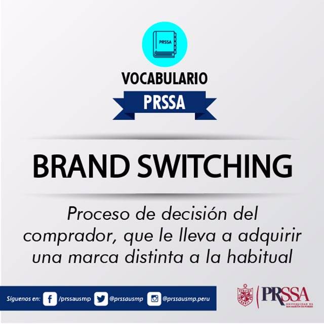 PRSSAUSMP's tweet photo. El #BrandSwitching o Cambio de Marca es causado por la insatisfacción que tiene un comprador por la marca actual. https://t.co/K38OGuPvzA