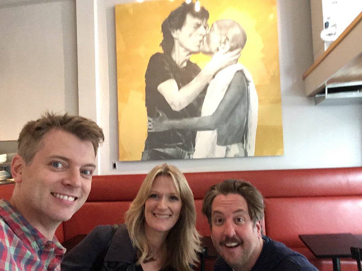 Great Lunch with <a href="/JillSachoffs/">Jill Sachoff</a> and Steve Little <a href="/ErvenRestaurant/">Erven Restaurant</a>!!  Thanks @nickerven! #coincidentallyvegan Watch for "WINE WITH JILL!"
