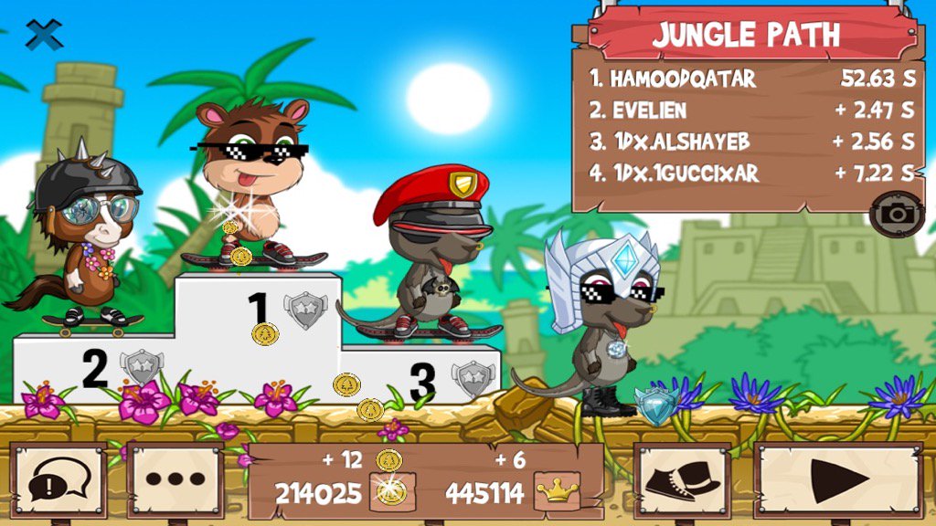 BossHamoody's tweet photo. Get on my level, son! #funrun2 #Evelien #ALSHAYEB #1GucciXAR https://t.co/ewqoDiI1qg